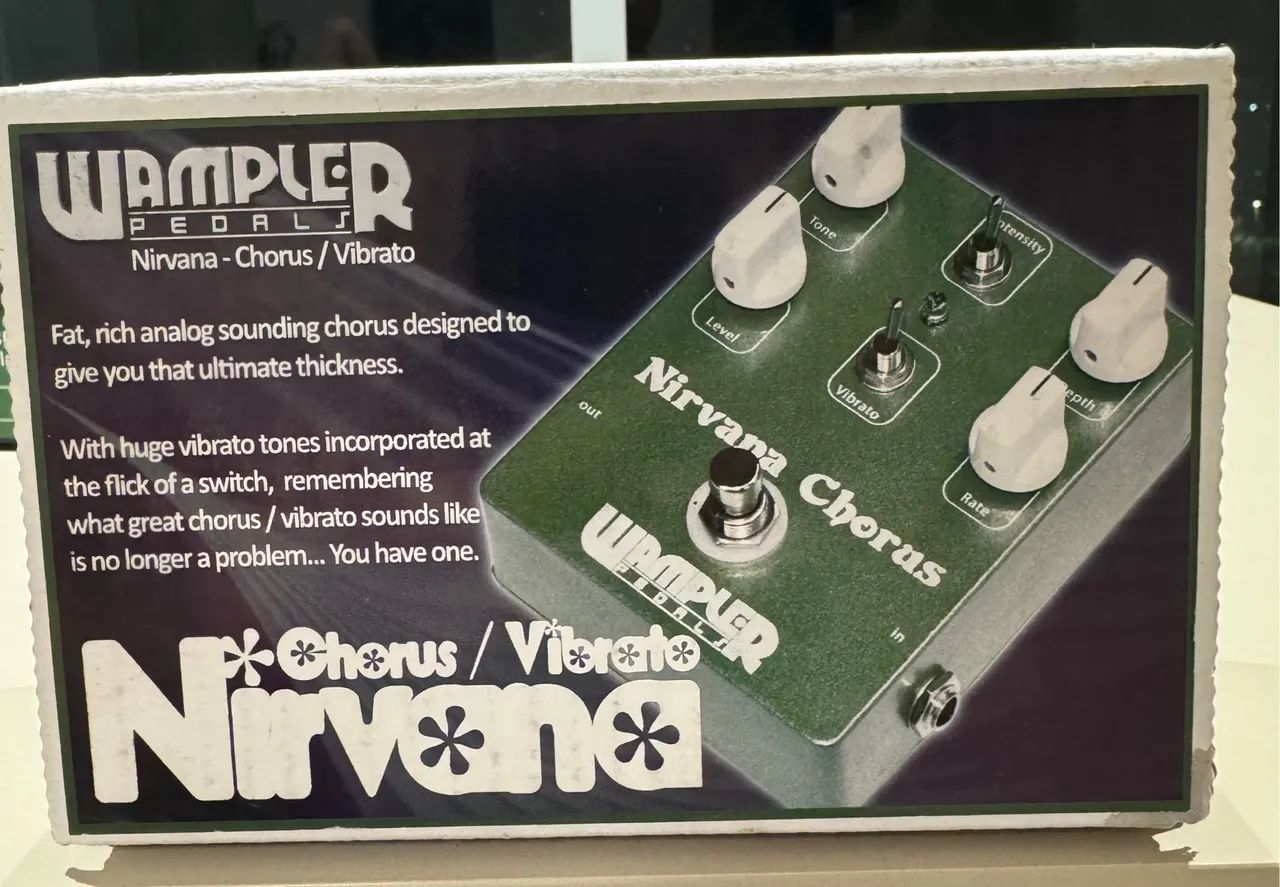 ギター Wampler Pedals Nirvana Chorus Pedal de Chorus/Vibrato WAMPLER Nirvana - Instrumentos musicais