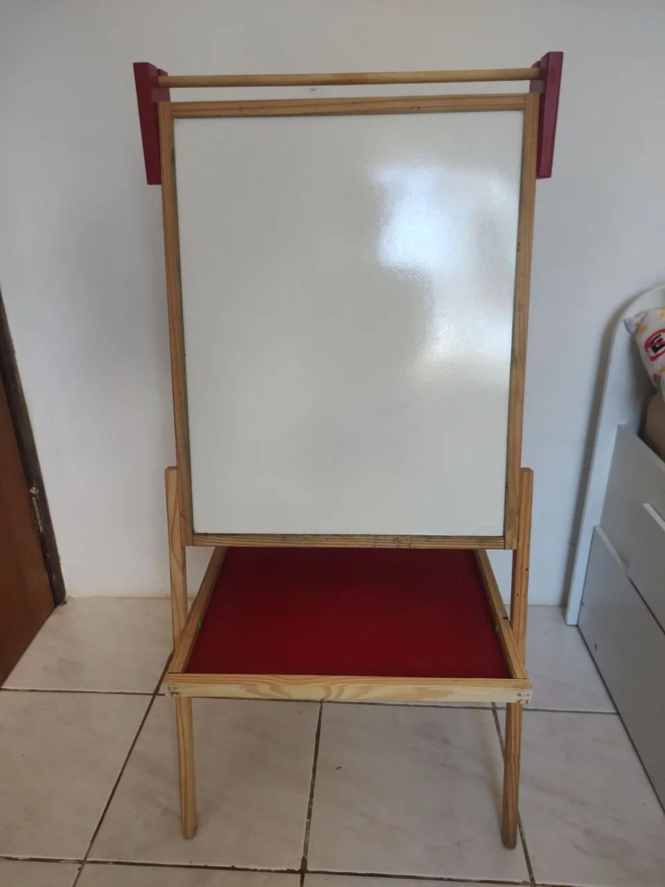 Quadro duplo (branco e negro) infantil 