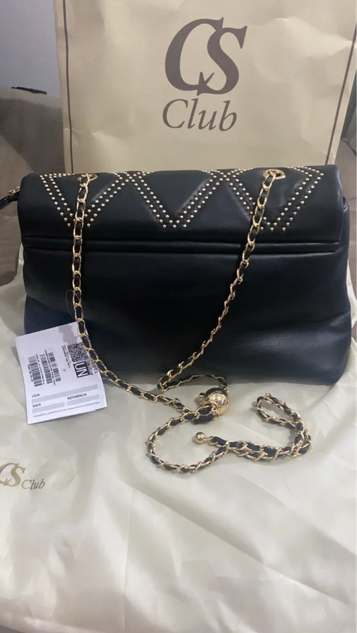 Bolsa  Carmen Steffens preta - Foto 5
