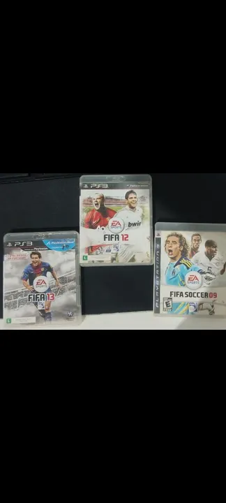 Fifas 09 13 12 de PS3 (se quiser vendo separado