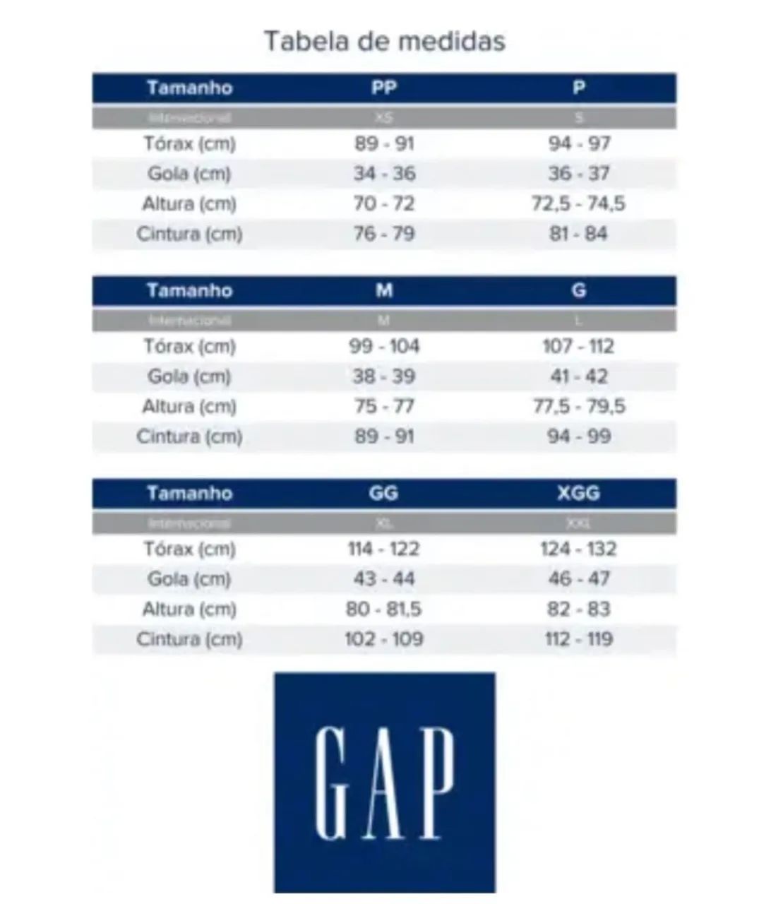 Camiseta GAP Logo Branca - Foto 4