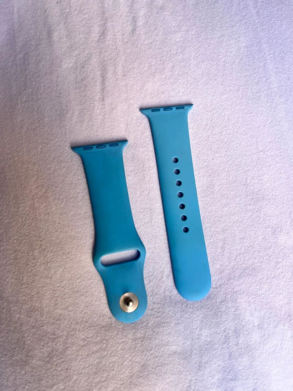 Pulseira Apple Watch original azul piscina 