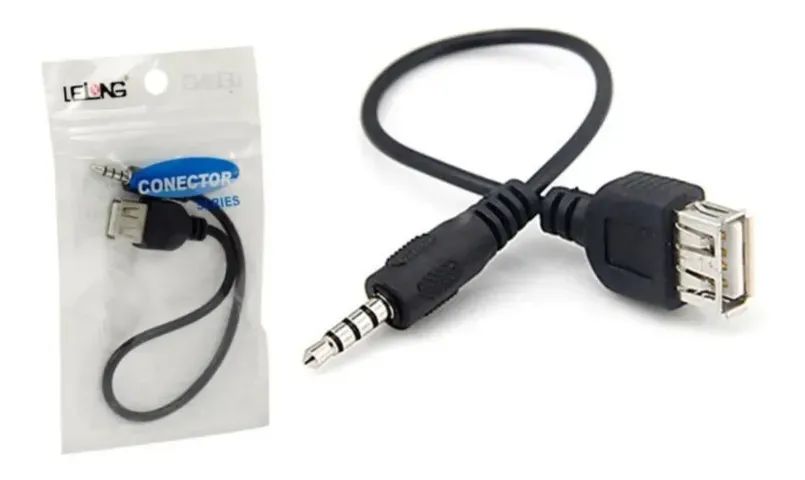 Cabo De Audio P2 Macho X Usb Femea Lelong Le-1012 - Foto 2