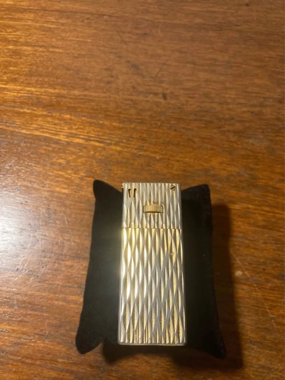 Isqueiro Dourado Vintage a Gás  - Foto 3