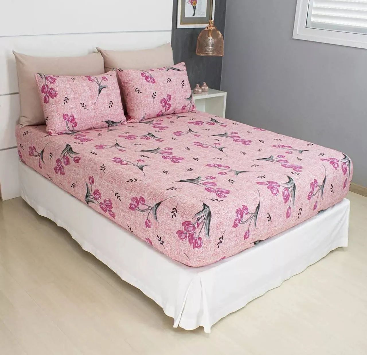 Lençóis de elástico tamanho Super King 