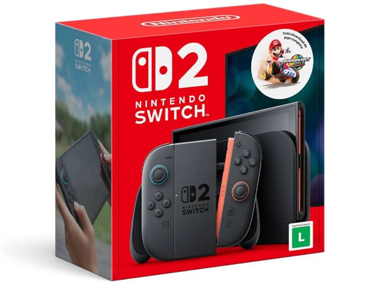 Nintendo Switch 2 + Mario Kart World LACRADO