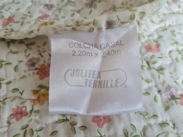 COBRE LEITO DE CASAL 3 PEÇAS 50% ALGODÃO E 50% POLIESTER, DUPLA FACE (2,20m x 2,40m FACE  - Foto 5