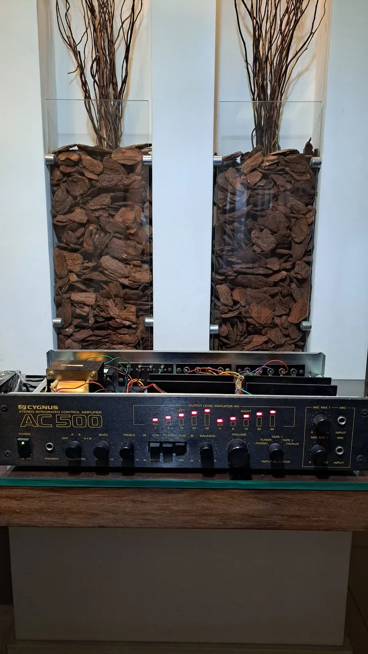 Amplificador Cygnus AC500 VINTAGE RARÍSSIMO - Potência e Qualidade!