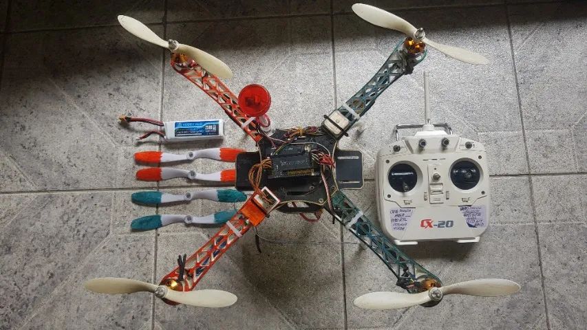 Drone F450 com Radio controle CX20. Funcionando 100% 