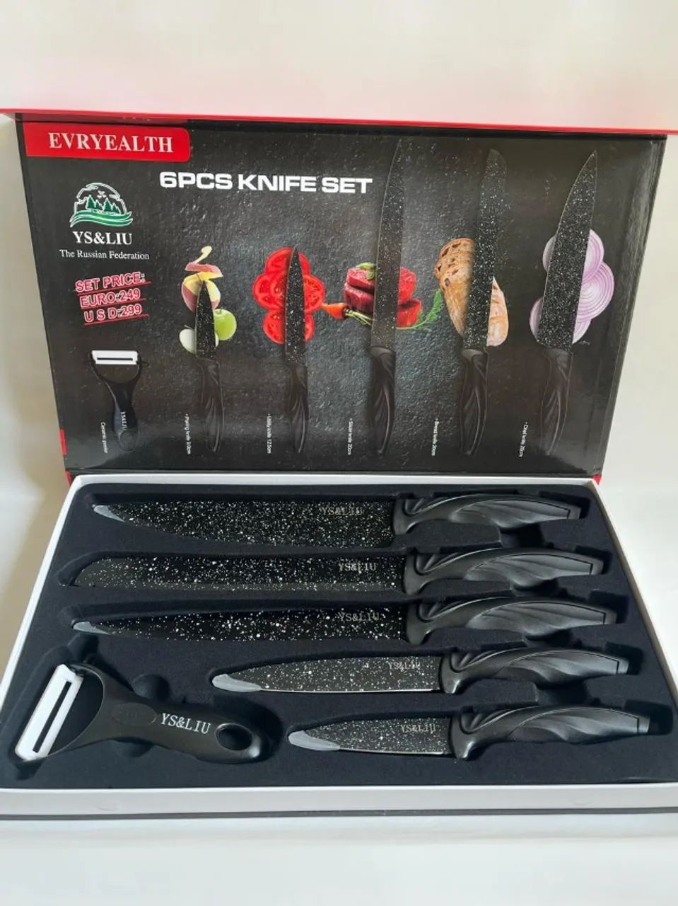 Conjunto de Facas Afiadas C/06 Peças - Foto 5