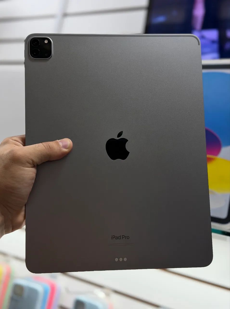 Ipad pro 12.9 polegadas m2 512gb saúde da bateria 94% LOJA FÍSICA