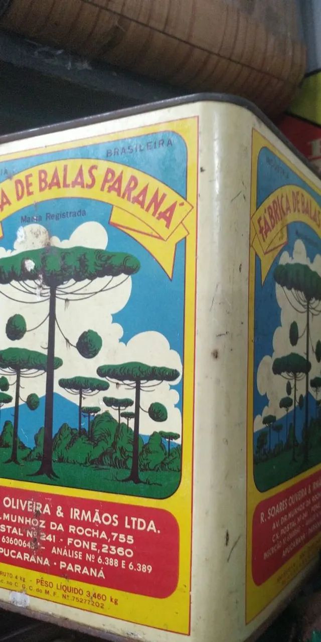 Lata antiga de balas Apucarana  - Foto 2