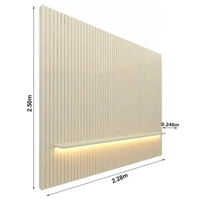 sala painel ripado  - Foto 3