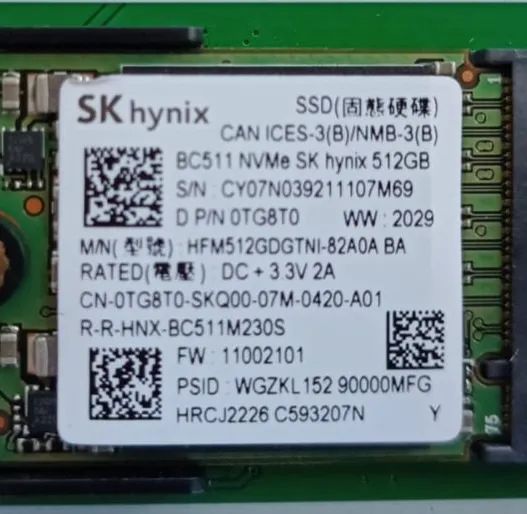 ssd 2230 512gb hinyx metro marechal lige *