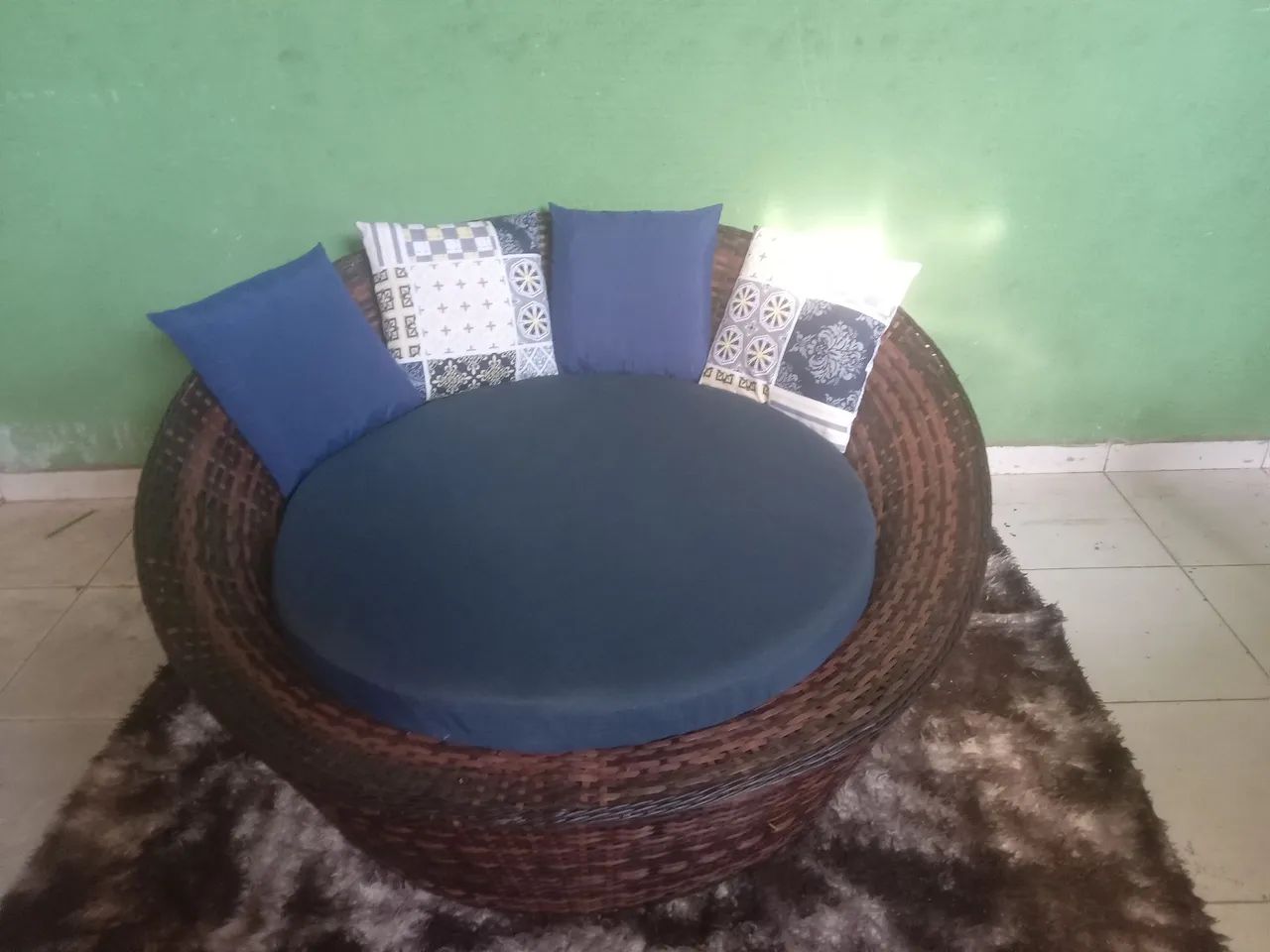Sofá de Vime de área externa  - Foto 4