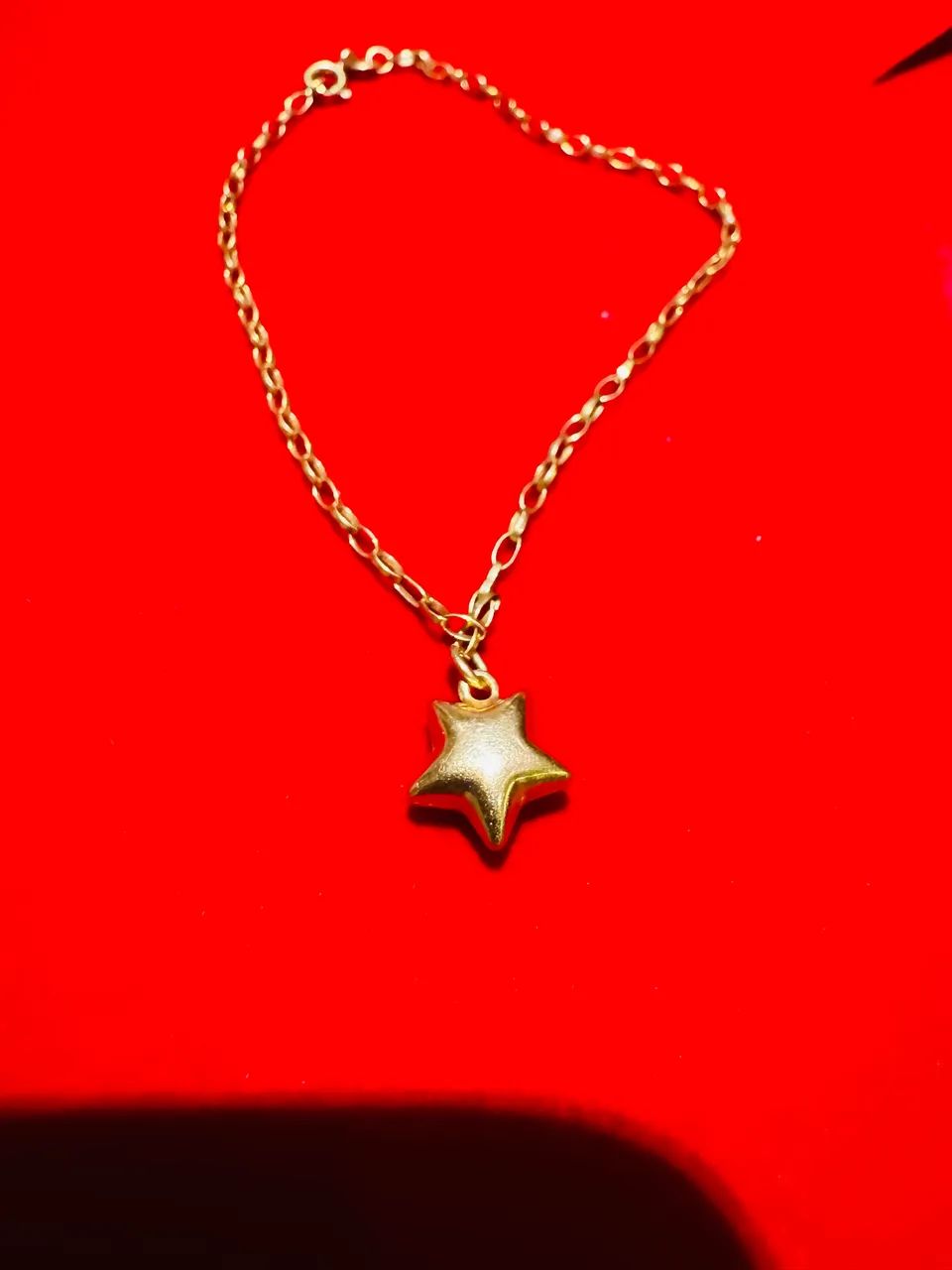 Pulseira em ouro com pingente estrela  - Foto 4