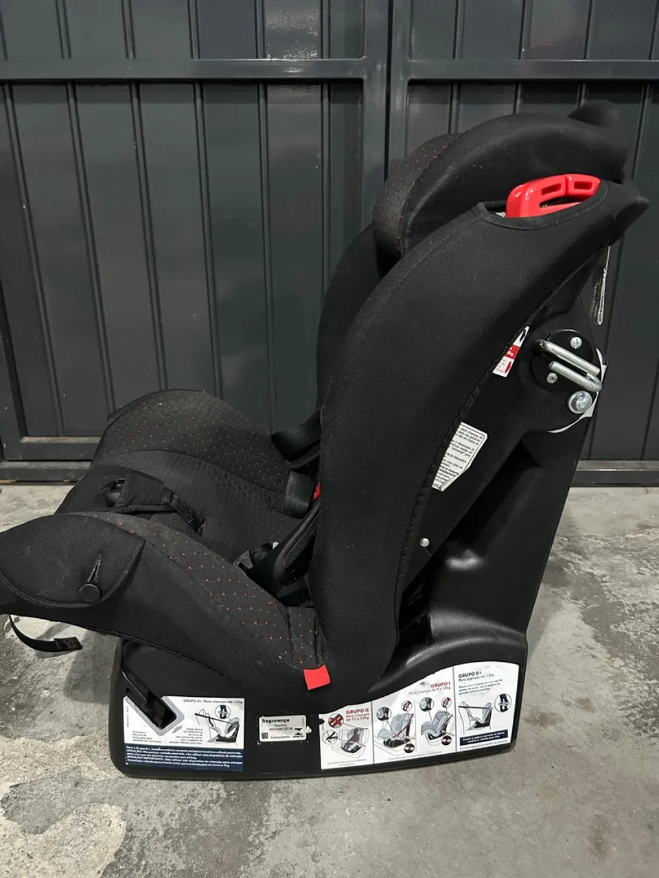 Cadeirinha Para Carro Burigotto Matrix Evolution K Mesclado Cinza 0 a 25 Kg