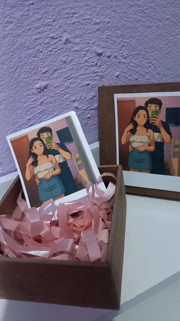 Mini Foto Kit com Caixa MDF - Foto 2