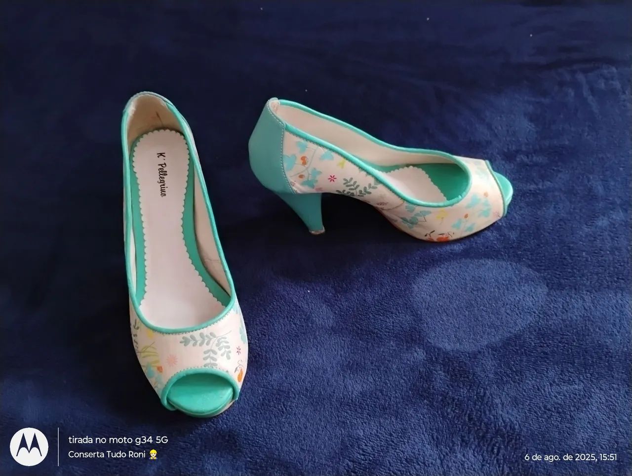 Sapato K Pellegrino Floral 35 - Foto 3