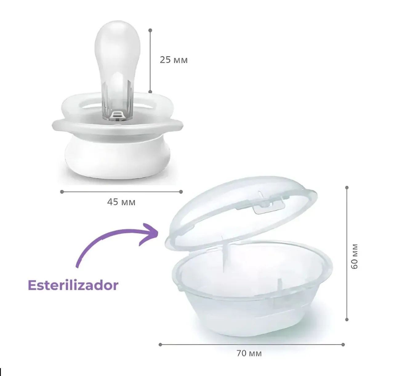 Chupeta 0 a 2 meses avent Philips  - Foto 3