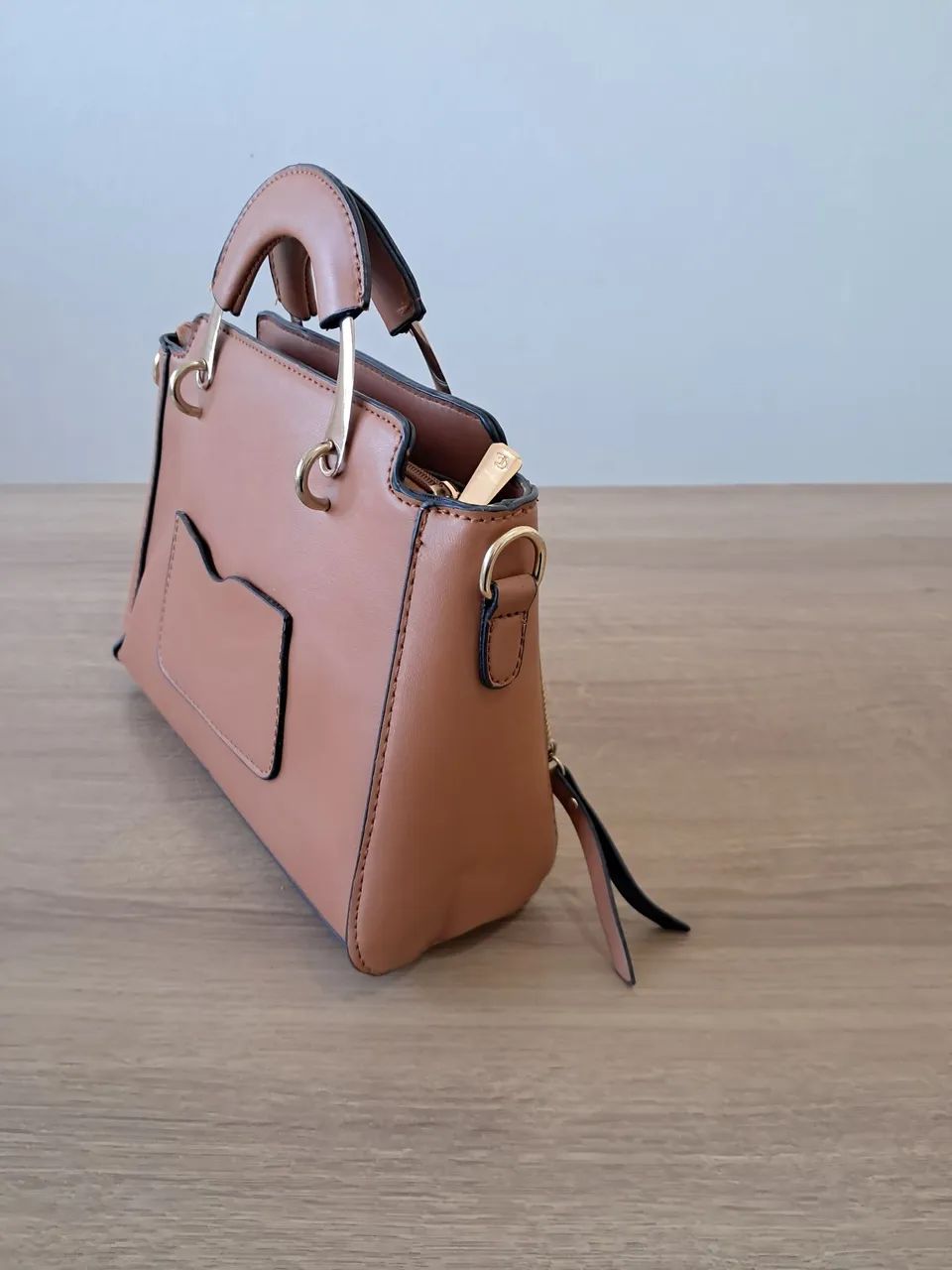 Bolsa mão Couro  - Foto 2