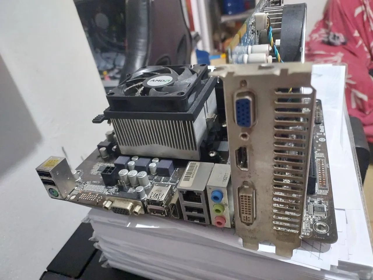 Kit Placa mãe, processador e VGA - Foto 6