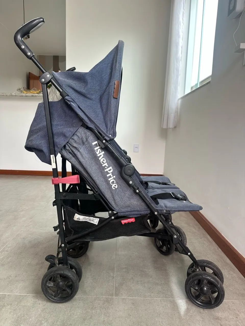 Carrinho de Bebê Duplo Fisher Price - Foto 5