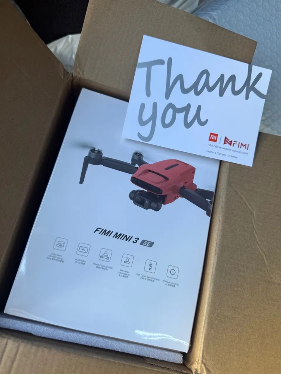 Drone Xiaomi Fimi Mini 3 SE Lancamento 3eixos 9km Lacrado 37min Lacrado 