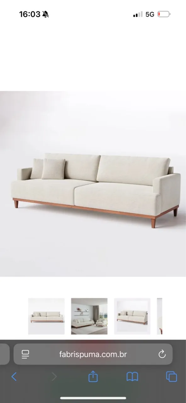 Sofá moderno e elegante