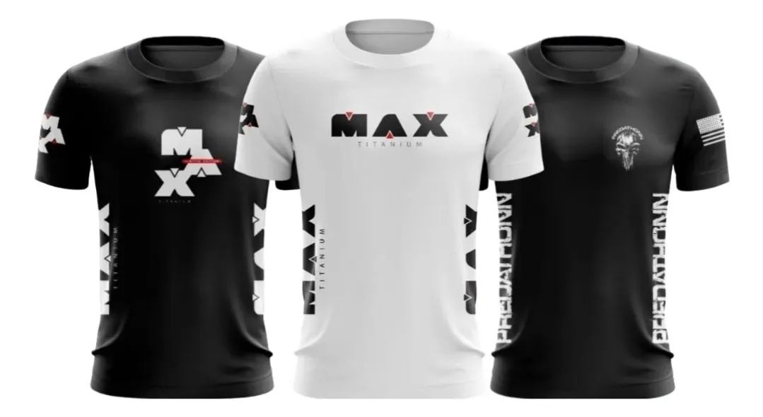 Camisetas MAX Titanium e Predathornn