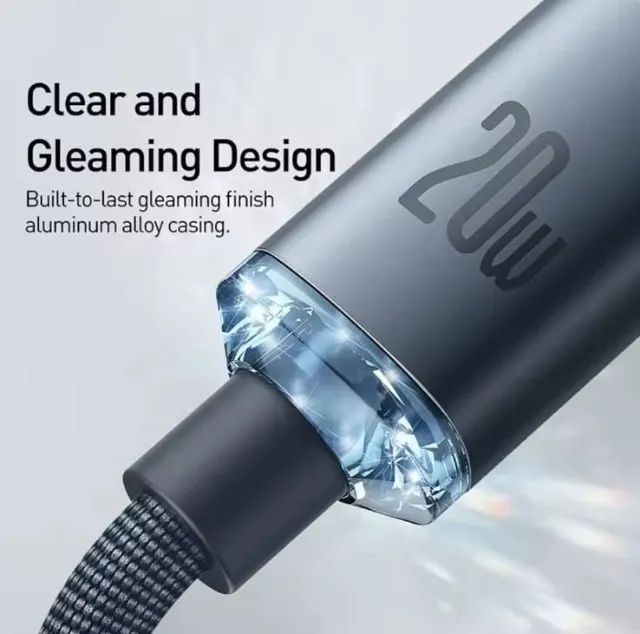Cabo Baseus Lightning - Turbo 20W, Para Iphone, 2 Metros. - Foto 3