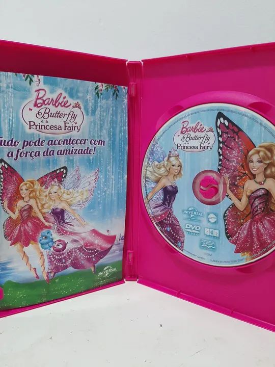 Lote DVDs filmes Barbie - Quebra Nozes, Vida de Sereia e Butterfly e a Princesa Fairy - Foto 6