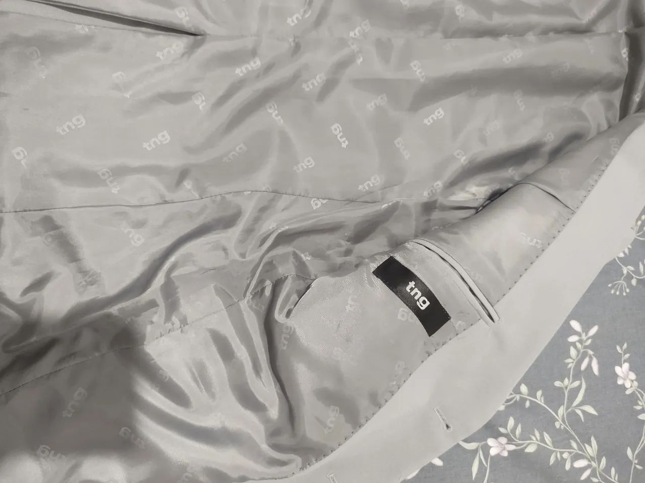 Blazer Masculino Cinza Claro TNG - Foto 2