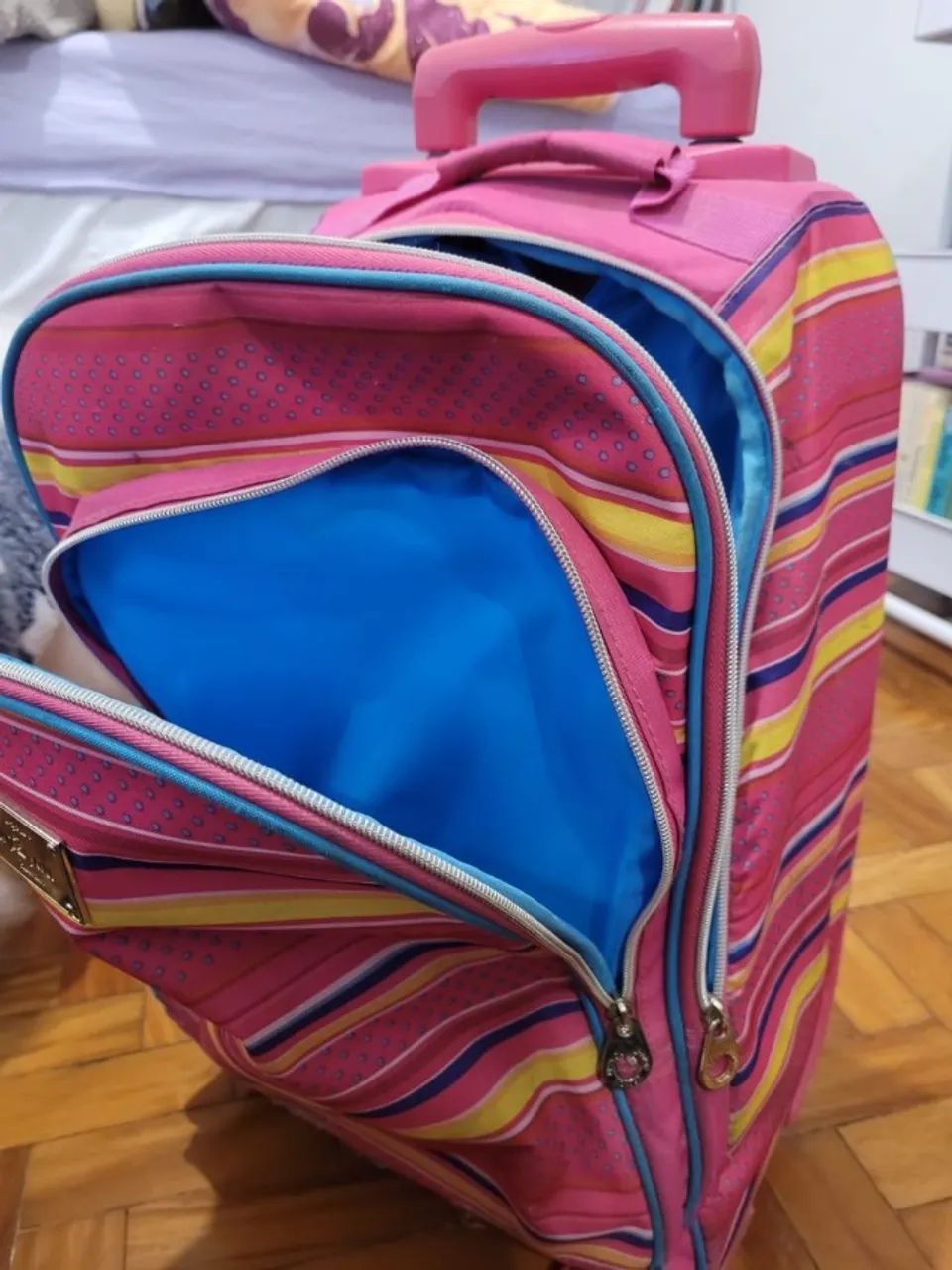 mochila com rodinhas escolar - Foto 5