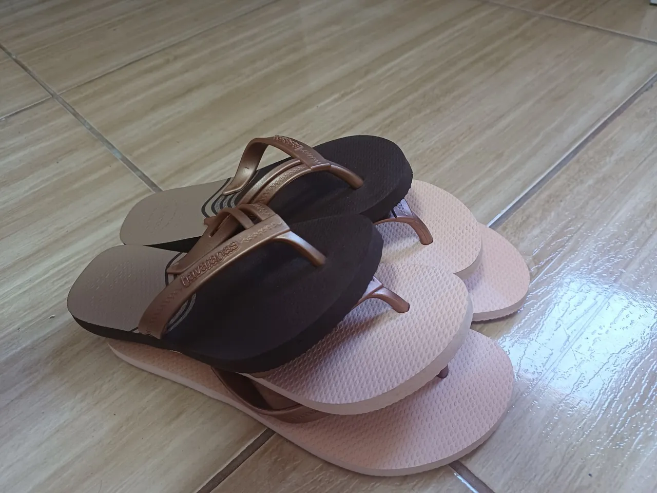 Kit com 3Chinelo Havaianas Feminino Original preço do kit com as 3