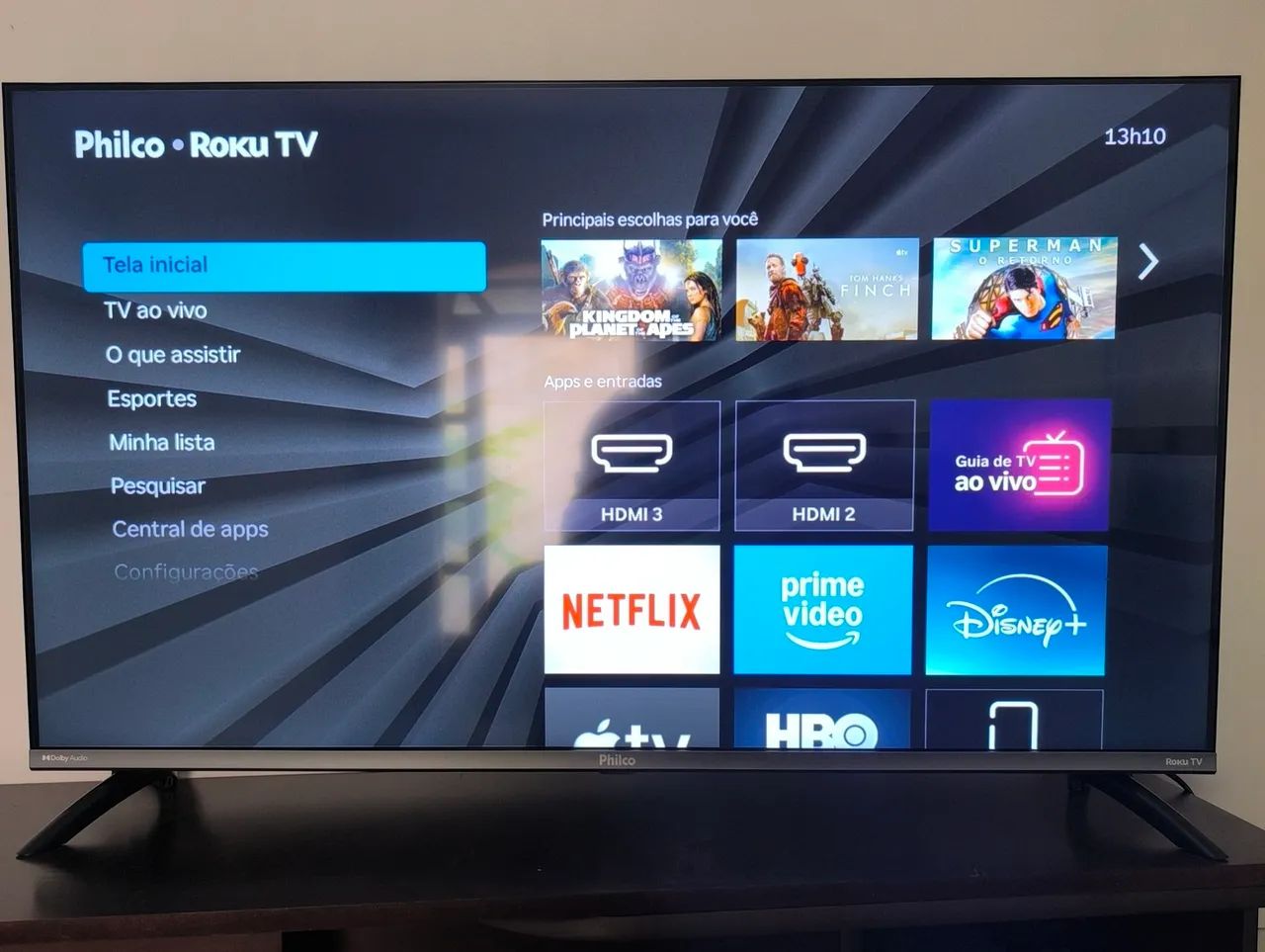 TV Philco 40 polegadas com comando por Alexa 