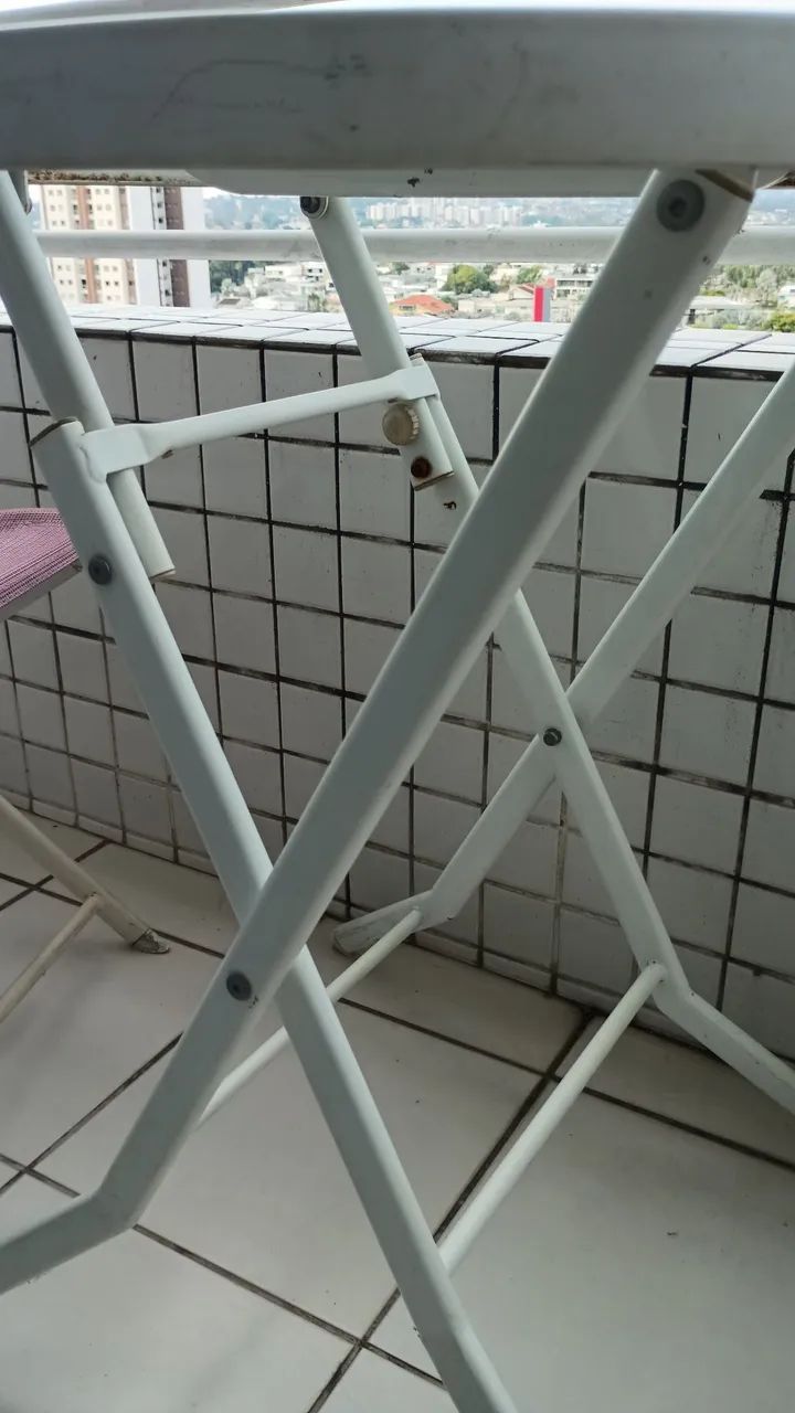 Jogo de Mesa e 2 Cadeiras para Varanda - Foto 5