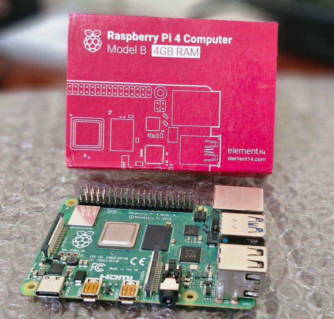 Raspberry Pi 4B 4GB de RAM + Case de Alumínio  - Foto 2