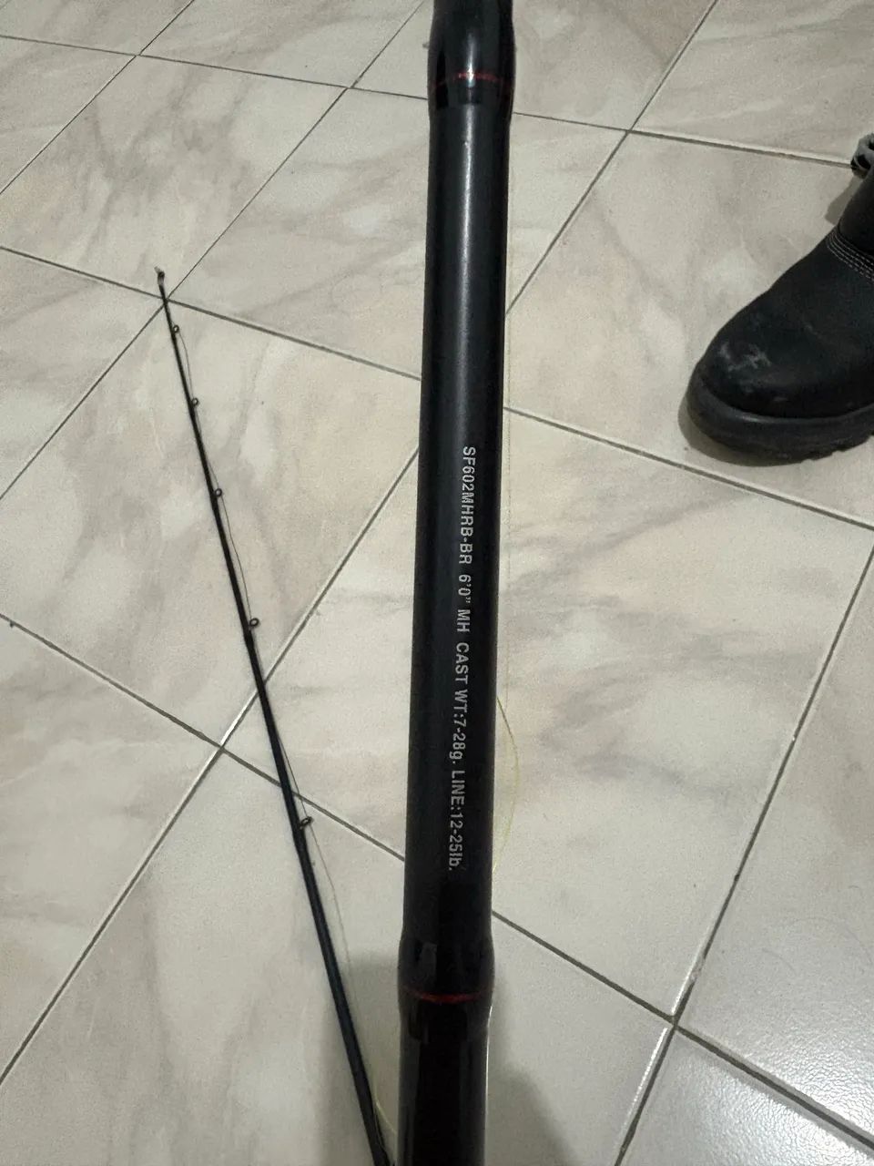 Vara de pesca com carretilha  - Foto 3