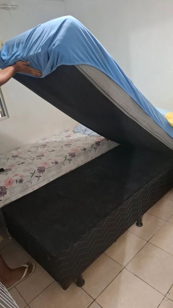 02 CAMA BOX SOLTEIRO 