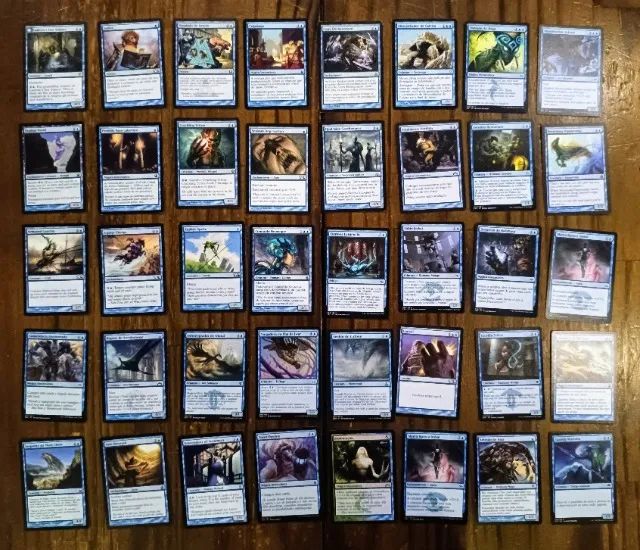 Lote Magic The Gathering 330 Cartas + Brinde Cartas Azul LT 01 - Foto 2