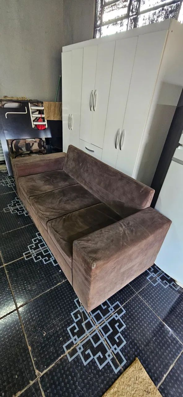 sofa 3 lugares usado ( ENTREGA GRÁTIS )