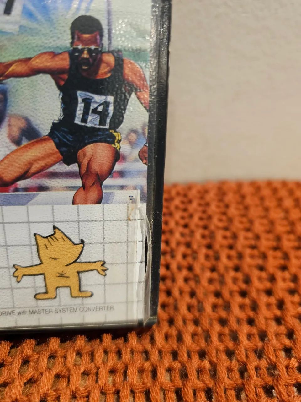 Olympic Gold - Sega Master System (label branca, europeu, detalhe