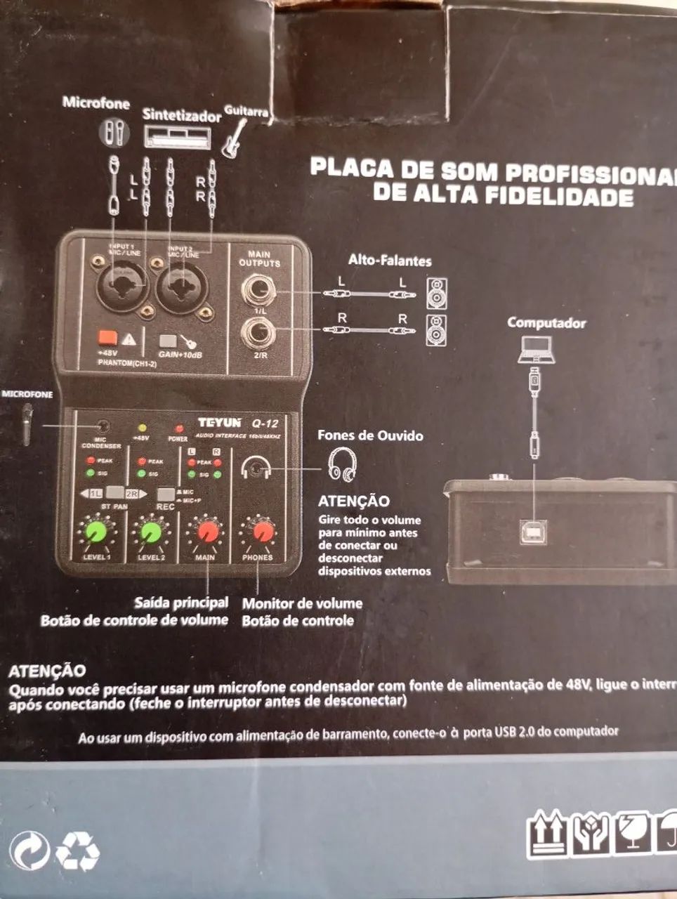 Mini mesa de som teyun 2A - Foto 2