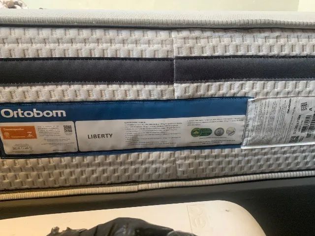 Cama King e Box Ortobom molas ensacadas - Foto 2