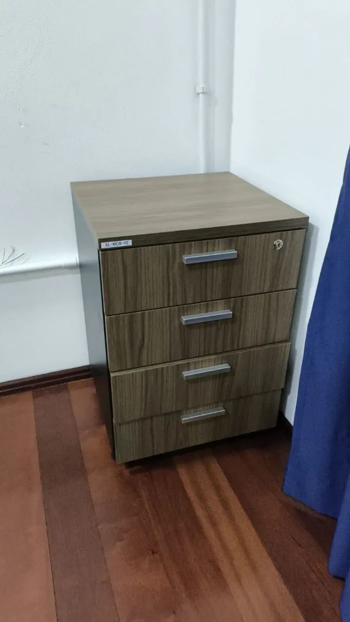 Gaveteiros de Escritório Marrom  - Foto 4