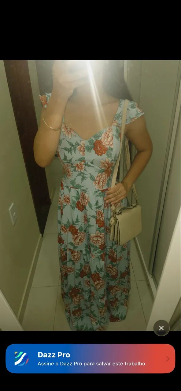 Vestido floral feminino elegante  - Foto 3