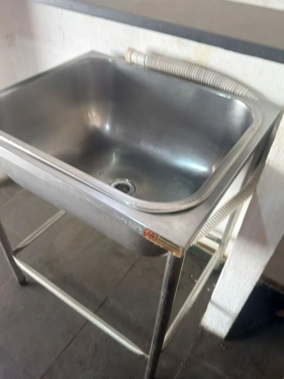 Pia de  inox 