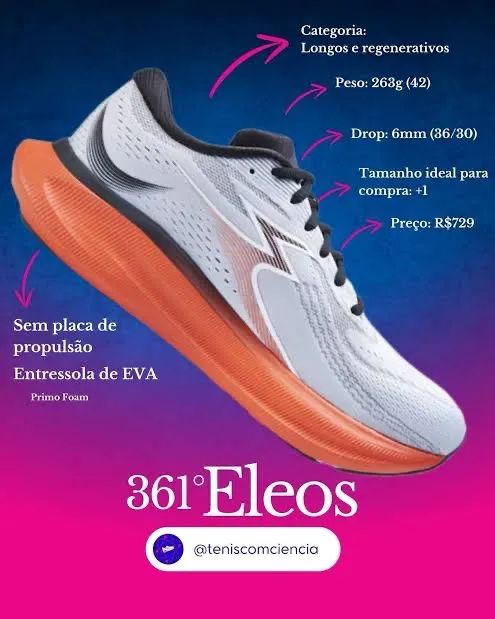 Tênis 361 Eleos Primo  - Foto 3