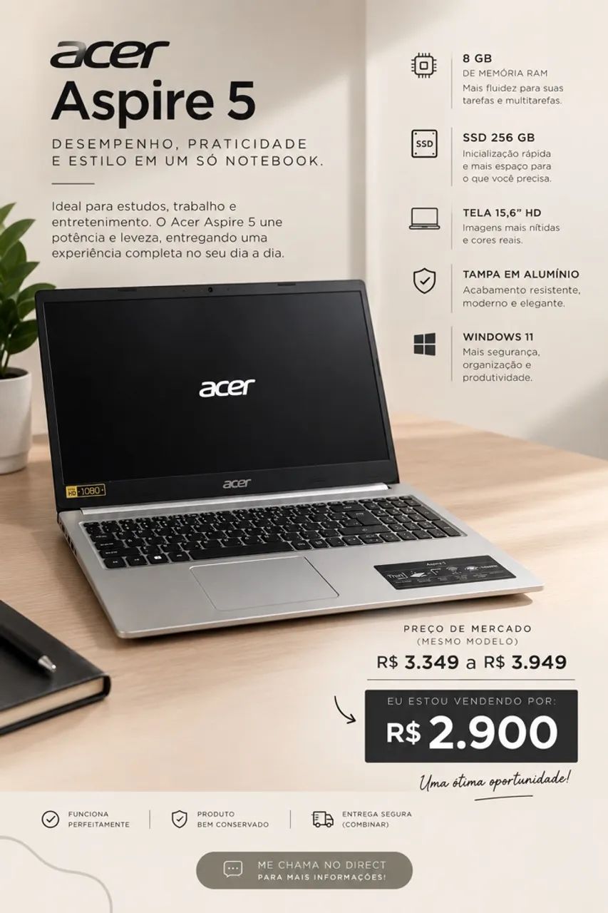 Notebook Acer Aspire 5